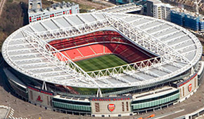 Emirates Stadium vu du ciel