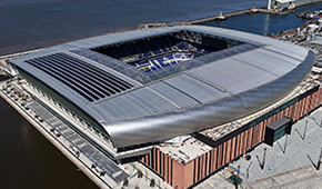 Hill Dickinson Stadium vu du ciel