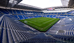 Hill Dickinson Stadium vu des tribunes