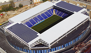 RCDE Stadium vu du ciel