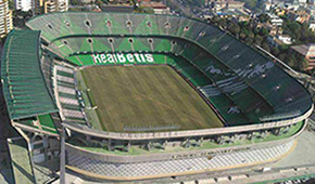 Stade Benito Villamarin vu du ciel