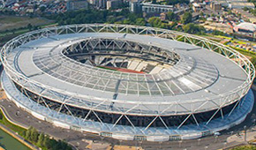 Stade de Londres vu du ciel