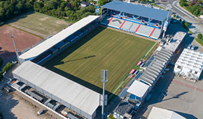 Stade d'Holstein vu du ciel