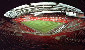 Stade d'Old Trafford vu des tribunes