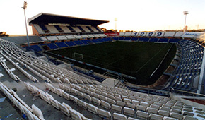 Stade Nuevo Colombino vu des tribunes
