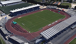 Stade René Gaillard vu du ciel