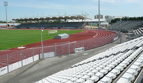 Stade René Gaillard vu des tribunes