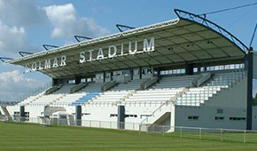 Colmar Stadium vu des tribunes