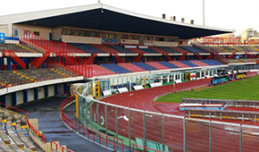 Stade Angelo Massimino vu des tribunes