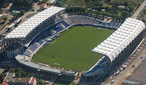 Stade Armand Cesari (Furiani) vu du ciel