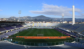 Stade Artemio Franchi (Florence) vu des tribunes