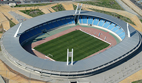 Stade des Jeux Méditerranéens vu du ciel