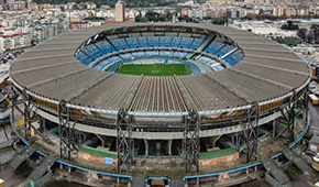 Stade Diego Armando Maradona vu du ciel