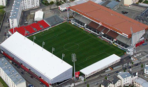 Stade Francis Le Blé vu du ciel