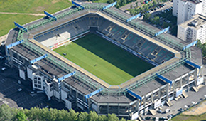 Stade Louis Dugauguez vu du ciel