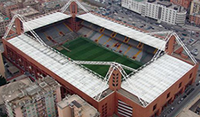 Stade Luigi Ferraris vu du ciel