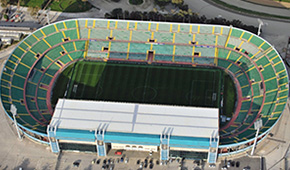 Stade Renzo Barbera  vu du ciel