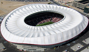Stade Riyadh Air Metropolitano vu du ciel