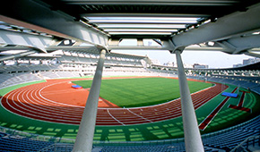 Stade Sébastien Charléty vu des tribunes
