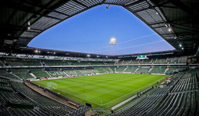 Stade Weser vu des tribunes
